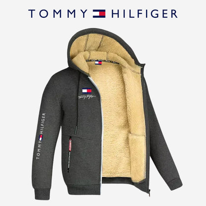 Sherpa-gefütterter Hoodie mit Reißverschluss | Lagerverkauf