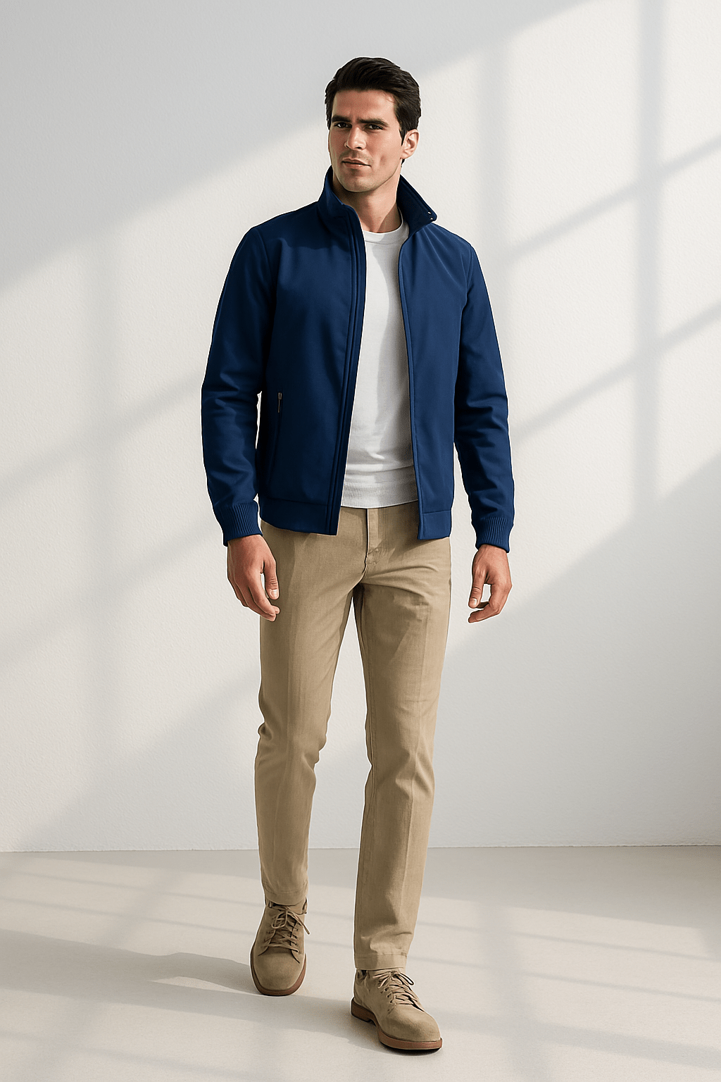 Hudson – Leichte winddichte Harrington Übergangsjacke